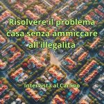 Risolvere il problema casa senza ammiccare all'illegalità