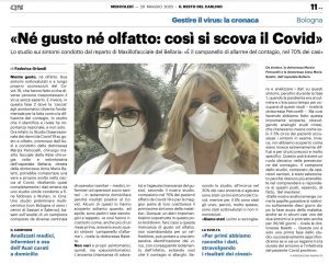 Scovare il virus anche da sintomi come gusto e olfatto