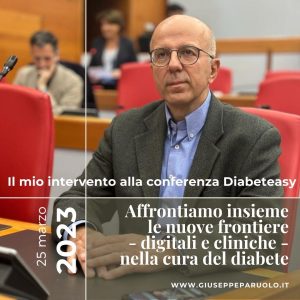 Il mio intervento alla conferenza Diabeteasy#3