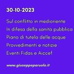 News del 30 ottobre 2023